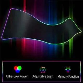 RGB Gaming Mouse Pad – Large Soft LED Extended Desk Mat
