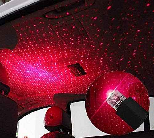 LED Car Roof Star Night Light Projector Atmosphere Galaxy Lamp USB Decorative Lamp Adjustable Car Interior Decor Light