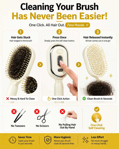 Smart Mist & Scalp Massage Hair Brush