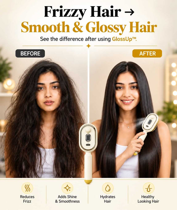 Smart Mist & Scalp Massage Hair Brush