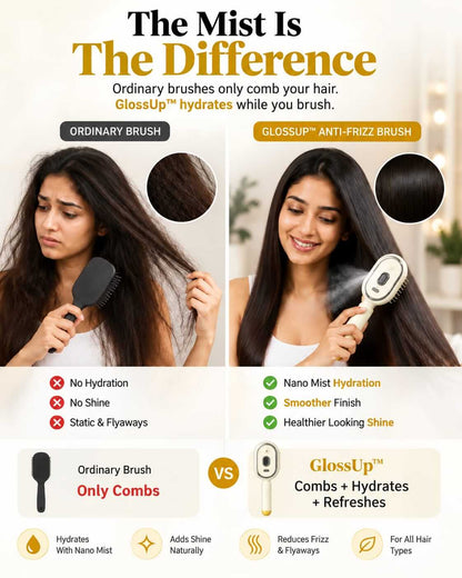 Smart Mist & Scalp Massage Hair Brush