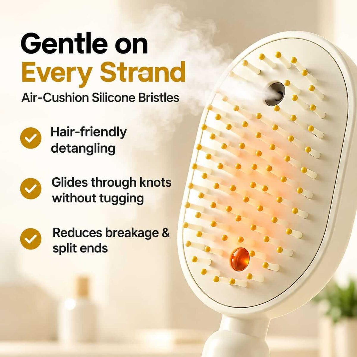 Smart Mist & Scalp Massage Hair Brush