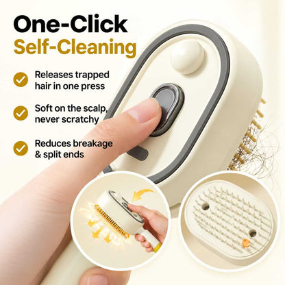Smart Mist & Scalp Massage Hair Brush